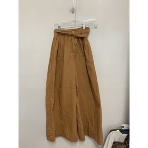 Young Fabulous Broke Orange Poplin Wide Leg Pant Small
